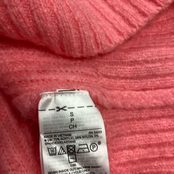 OLD NAVY, Turtleneck, Soft Slouch Women’s Sweater, Light Peony,‎ Oversized, Sz S - Picture 6 of 8